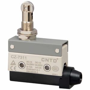 میکروسوئیچ فشاری قرقره دار کاوردار CNTD کد CZ-7311