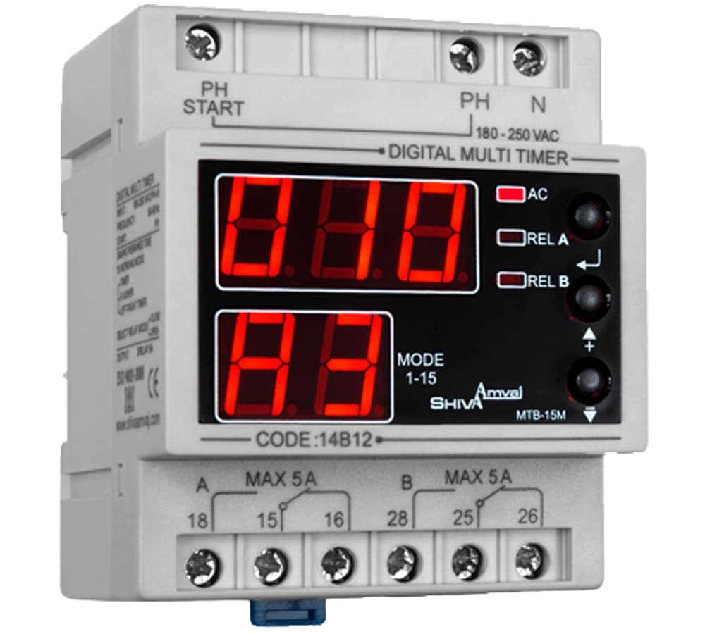 مولتی تایمر دیجیتال شیوا امواج کد 14B12