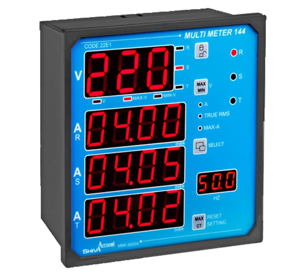 مولتی متر 144 شیوا امواج کد 22E1