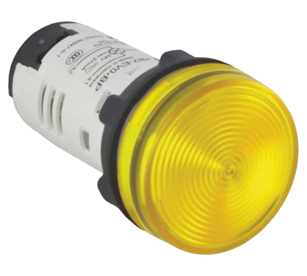 چراغ سیگنال زرد 24 ولت اشنایدر کد XB7EV05BP
