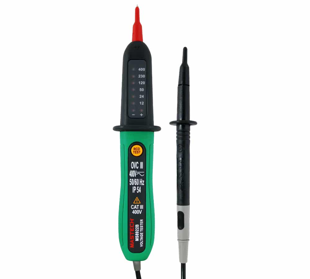 تستر RCD و ولتاژ 400 ولت قلمی مستک کد MS8922B