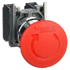 قارچی قفل شو فلزی 1NO+1NC اشنایدر XB4BS8445