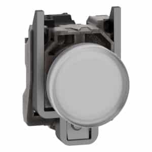 چراغ سیگنال سفید 220 ولت AC فلزی اشنایدر XB4BVM1