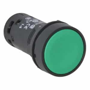 شستی باکالیت سبز 1NO+1NC اشنایدر XB7NH35