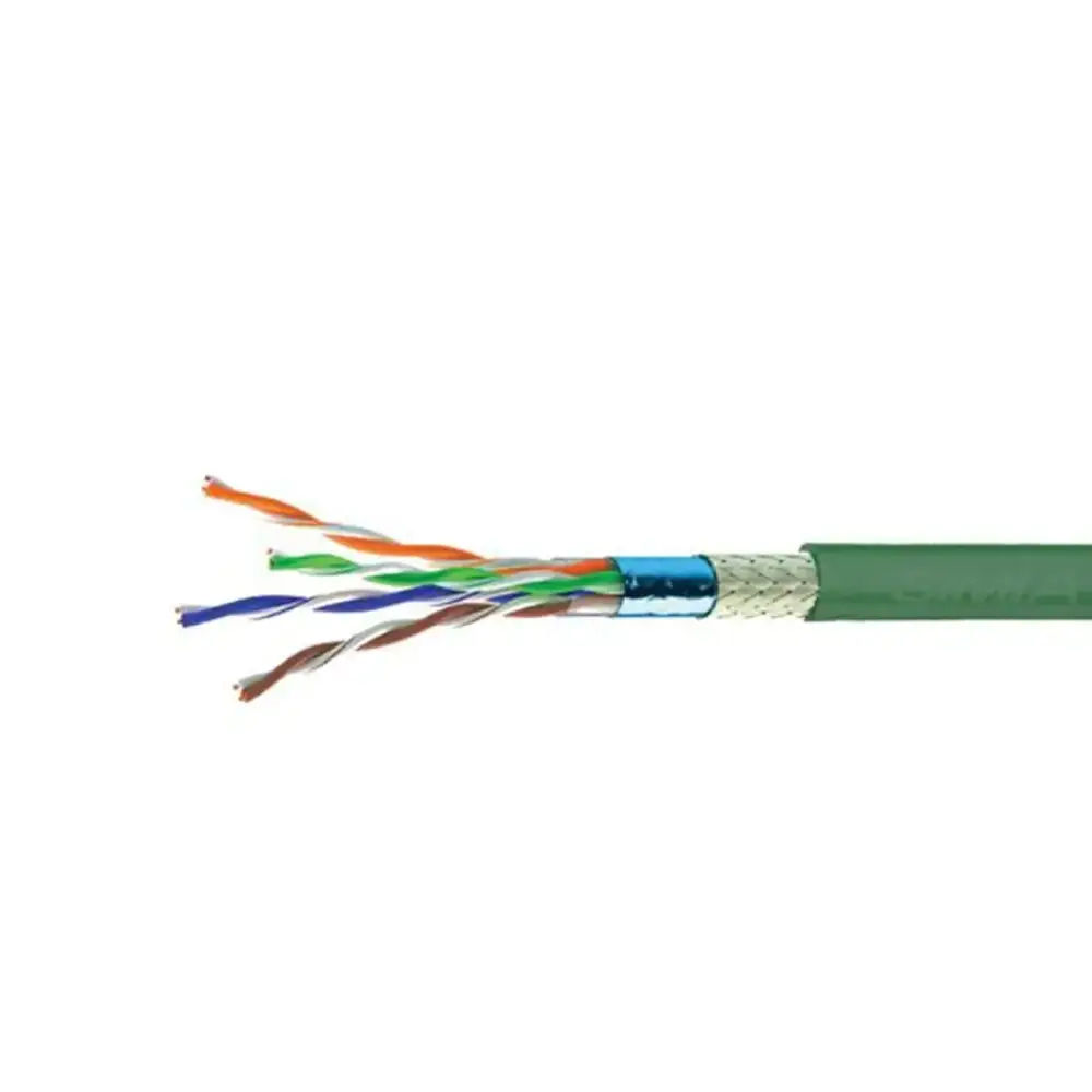كابل شبكه با تست FLUKE سیمیا CAT 6 - SF/UTP - LSZH